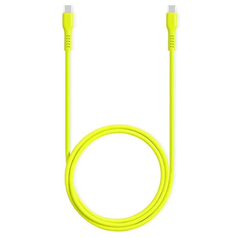 TTEC USB-C TO USB-C 60W PD 1.2M NEON YELLOW