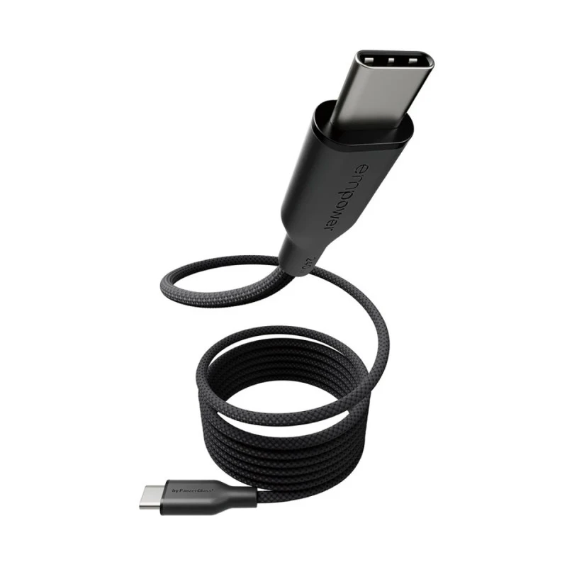 EMPOWER BY PANZERGLASS USB-C TO USB-C 240W 1.5M BLACK