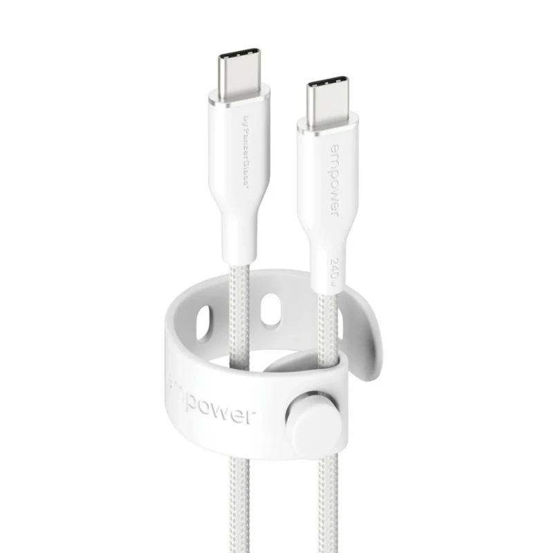 EMPOWER BY PANZERGLASS USB-C TO USB-C 240W 1.2M SILVER