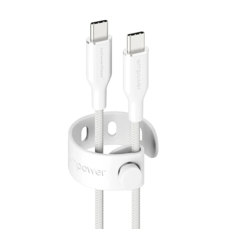 EMPOWER BY PANZERGLASS USB-C TO USB-C 60W 2M SILVER