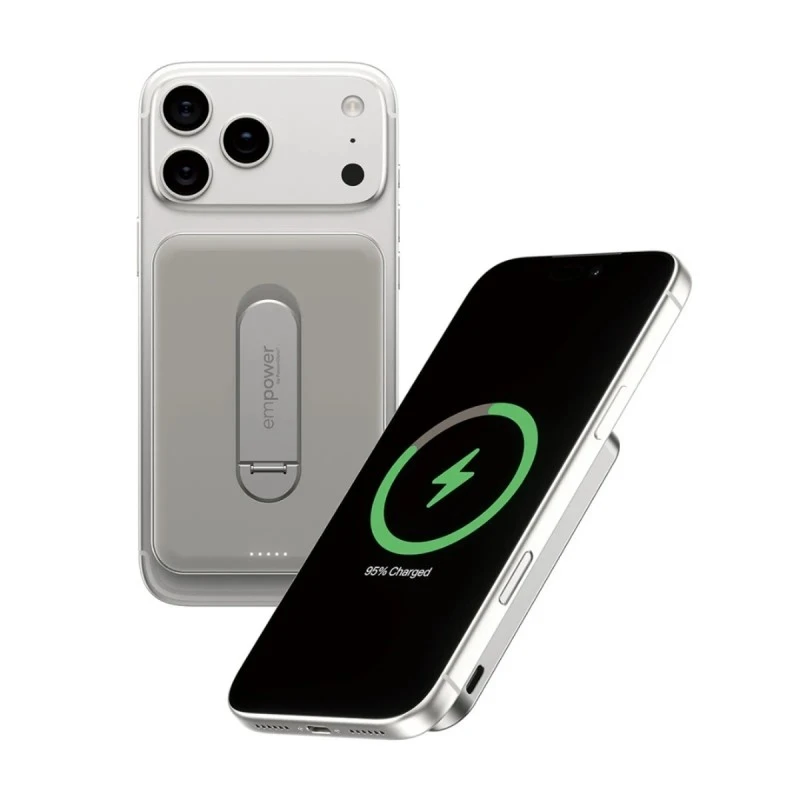 EMPOWER BY PANZERGLASS POWER BANK 5000MAH STAND TITANIUM