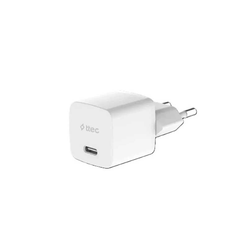 TTEC GAN 30W CHARGER + USB-C 60W CABLE WHITE