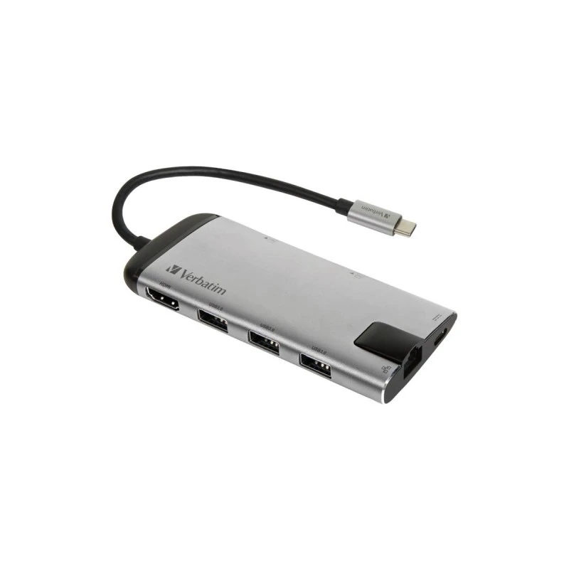 VERBATIM USB-C HUB 3XUSB HDMI SD RJ45