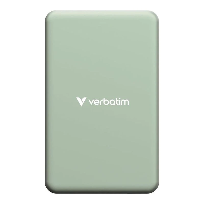 VERBATIM MAGNETIC POWERBANK 5000 GREEN