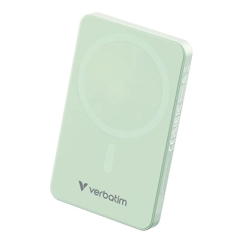 VERBATIM MAGNETIC POWERBANK 5000 GREEN