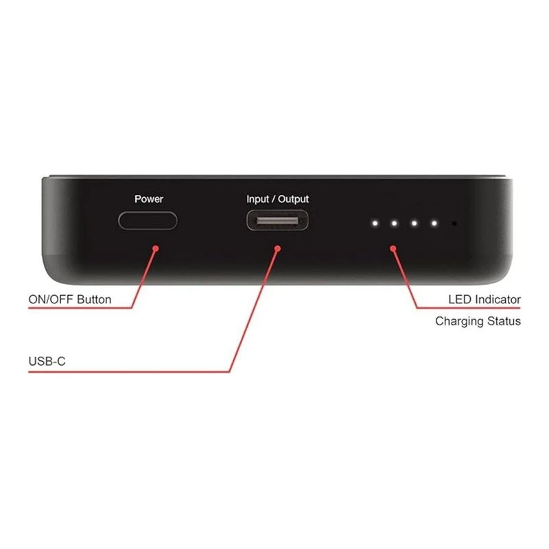 VERBATIM MAGNETIC POWERBANK 10000 BLACK