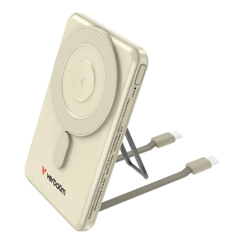 VERBATIM 2C POWERBANK 5000 STAND GOLD
