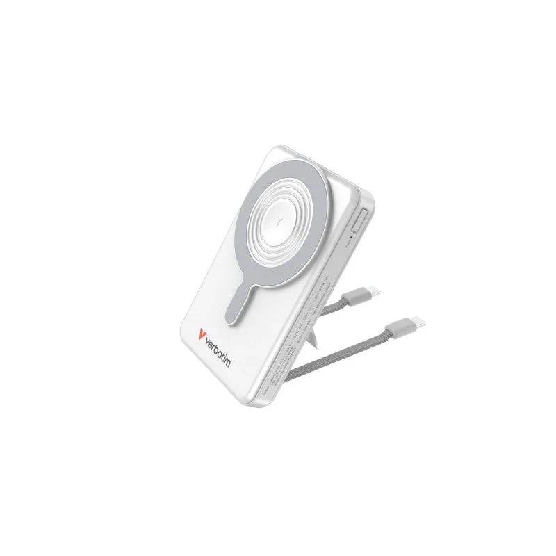 VERBATIM 2C DISPLAY POWERBANK 10000 SILVER