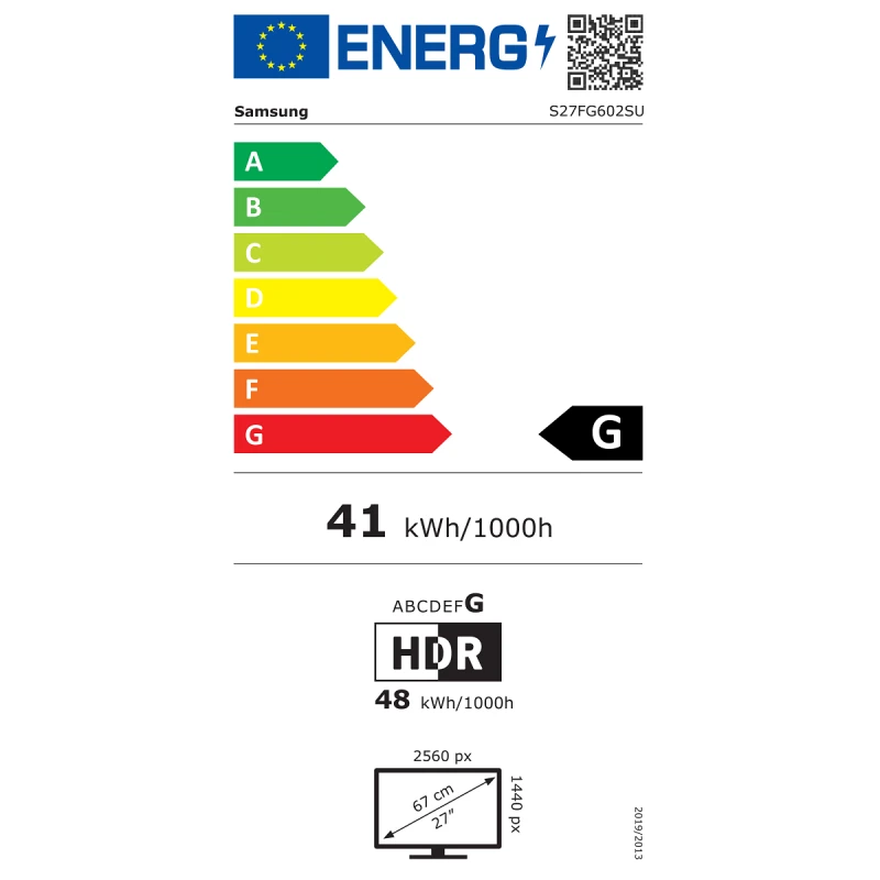 SAMSUNG LS27FG602SUXEN OLED MONITOR