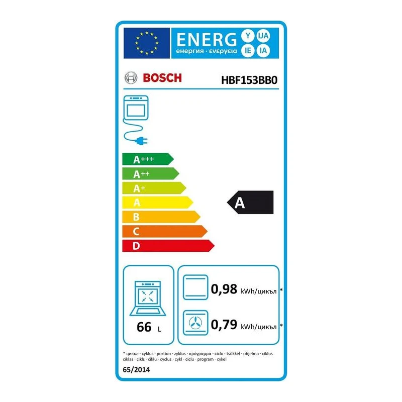 BOSCH HBF153BB0