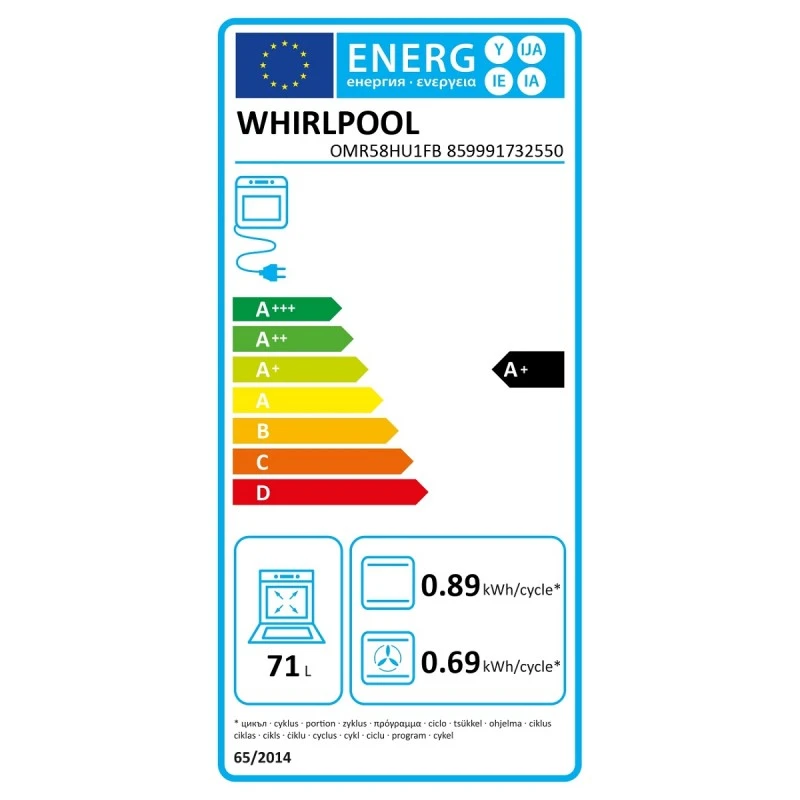 WHIRLPOOL OMR58HU1FB
