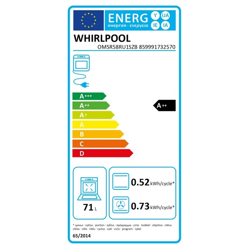 WHIRLPOOL OMSR58RU1SZB