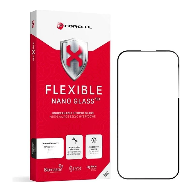 FORCELL ГЪВКАВ 5D ПРОТЕКТОР SAMSUNG S26 ULTRA ПРЪСТ.ОТП.