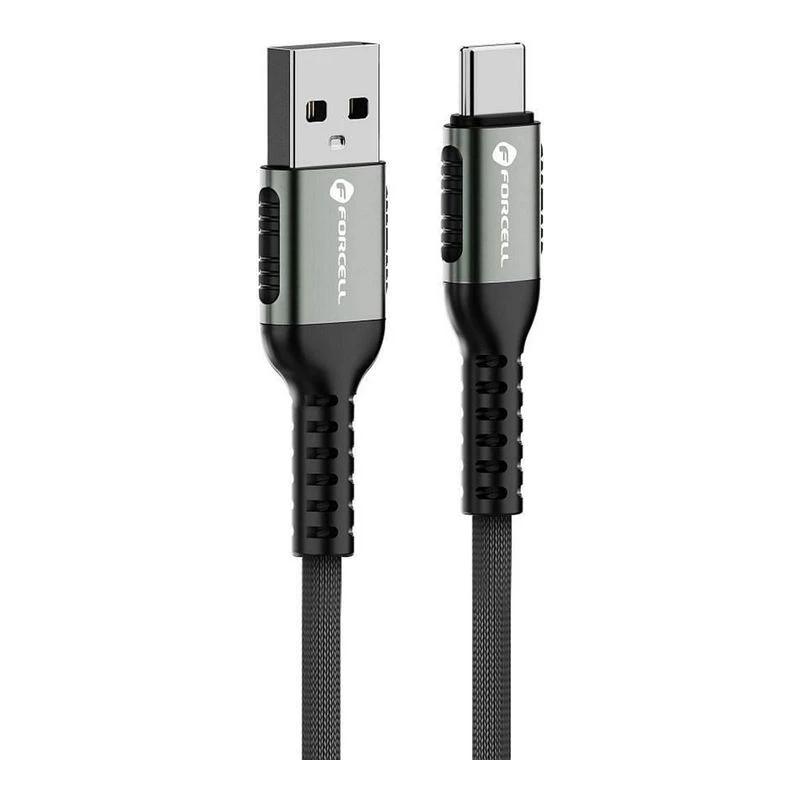 FORCELL КАБЕЛ USB-A КЪМ USB-C QC4.0 66W CAFULE 2M ЧЕРЕН