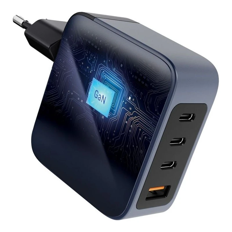 FORCELL ЗАРЯДНО 220V GAN 3XUSB C+USB A QC4.0 100W