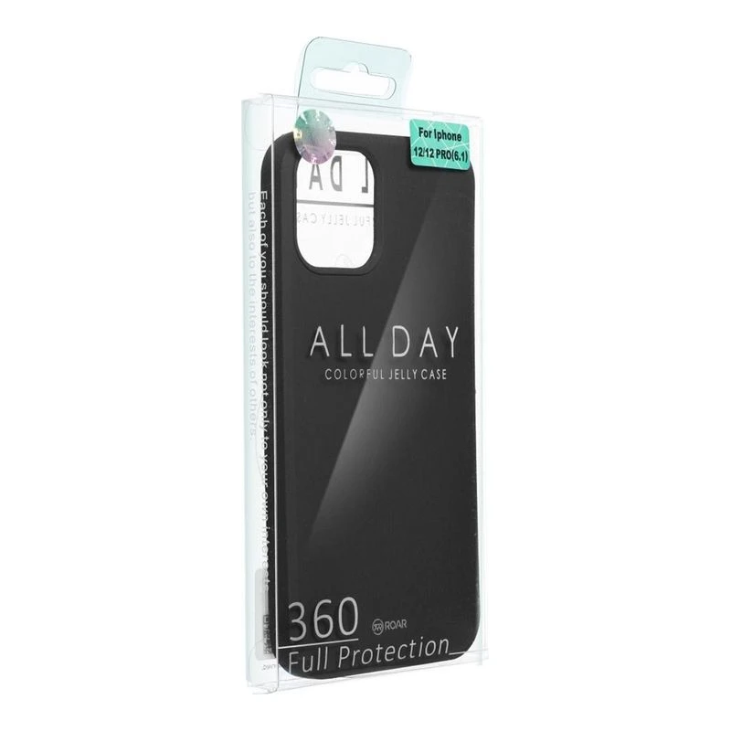 ROAR КАЛЪФ ALL DAY COLORFUL JELLY ЗА IPHONE 17 PRO ЧЕРЕН