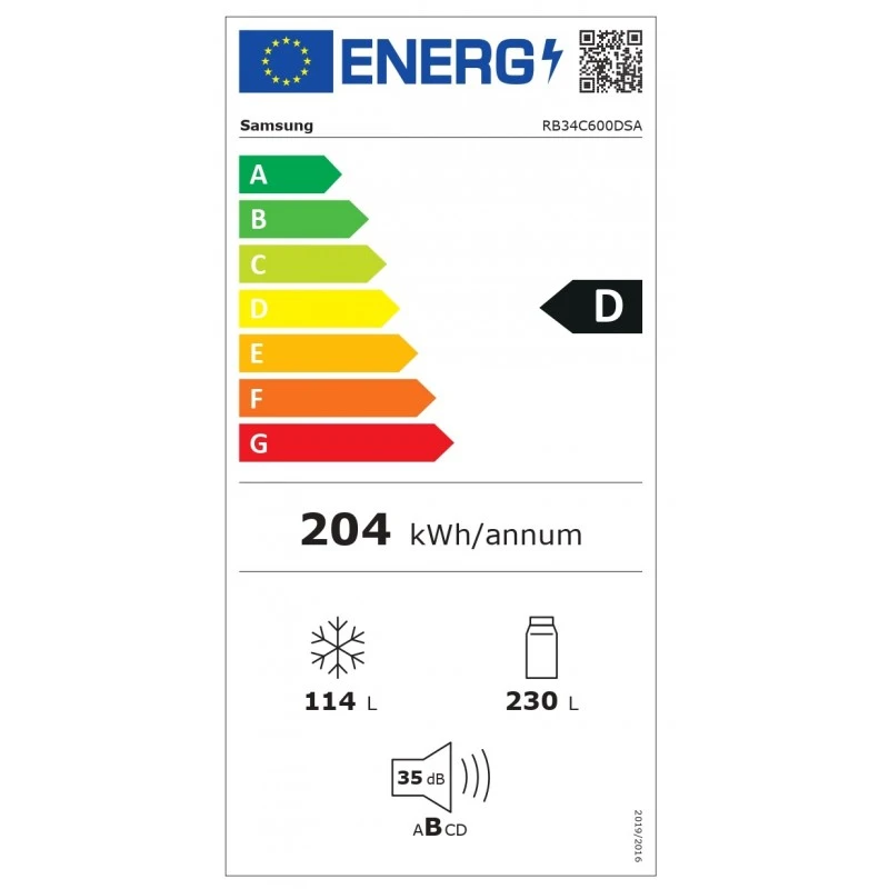 SAMSUNG RB34C600DSA/EF