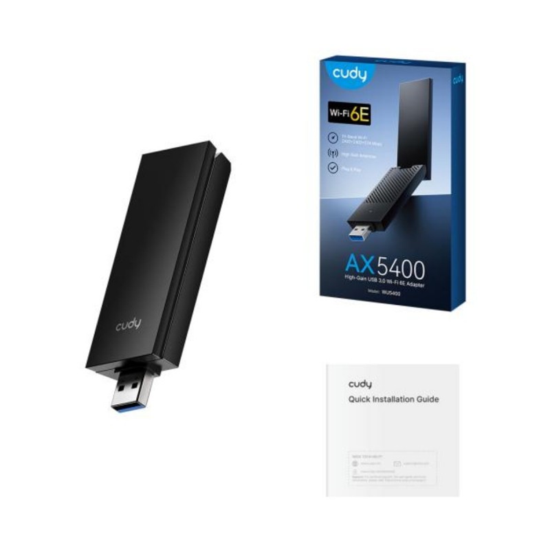 CUDY WU5400 AX5400 TRI-BAND WIFI6/6E USB 3.0