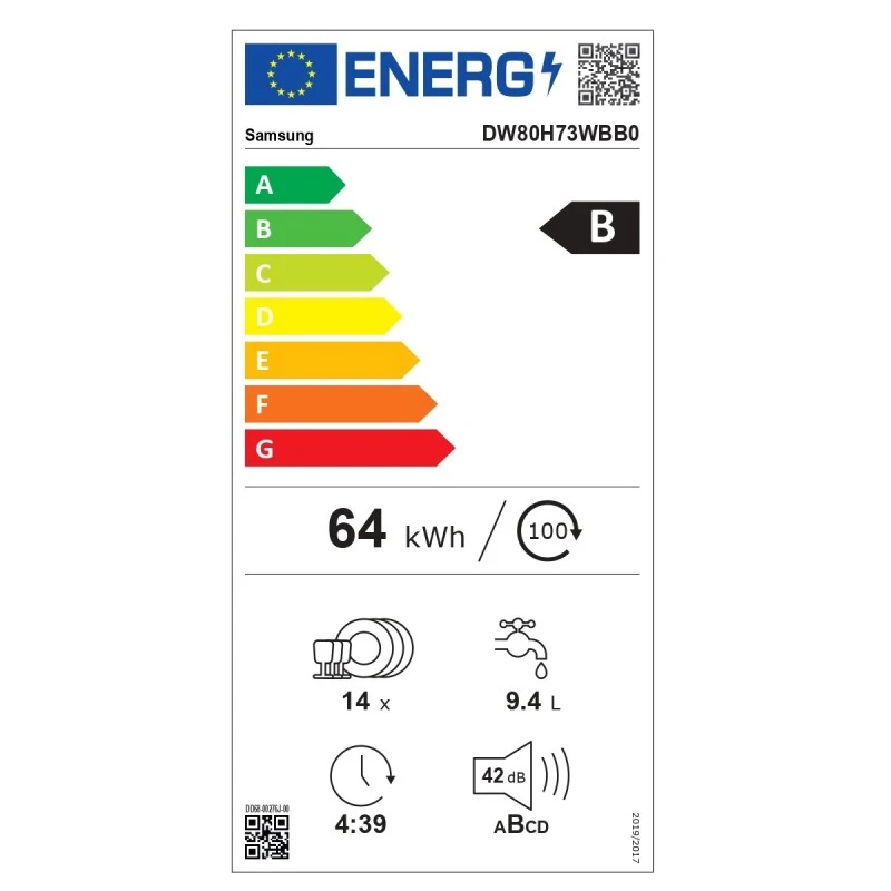 SAMSUNG DW80H73WBB0U1