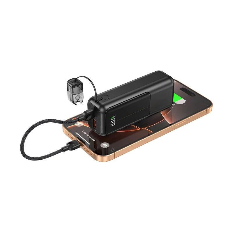 DIVA POWER BANK 10AH PB-106B BLACK + C/C CABLE