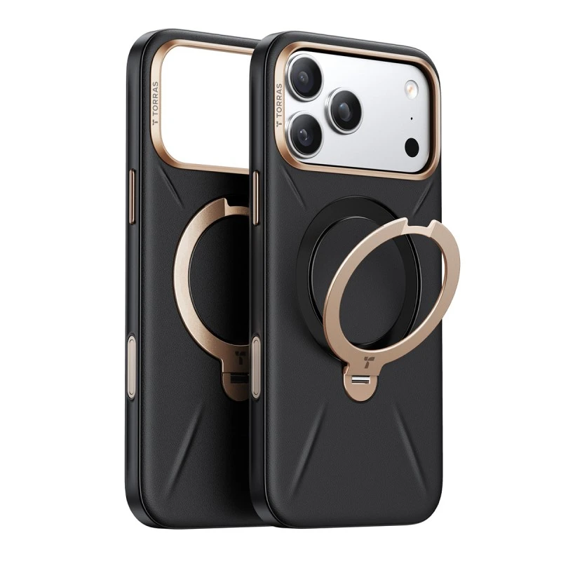 TORRAS IPHONE 17 PRO MAX QPRO LEATHER BLACK
