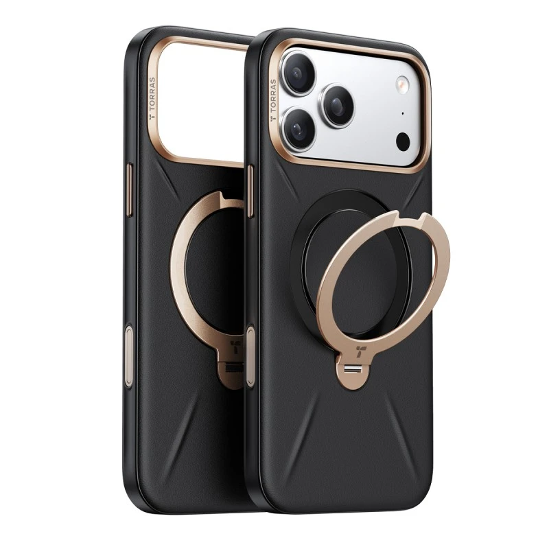 TORRAS IPHONE 17 PRO QPRO LEATHER BLACK
