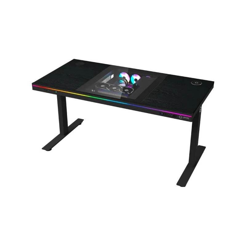 LORGAR ELITE SERIES GAMING DESK GRAY