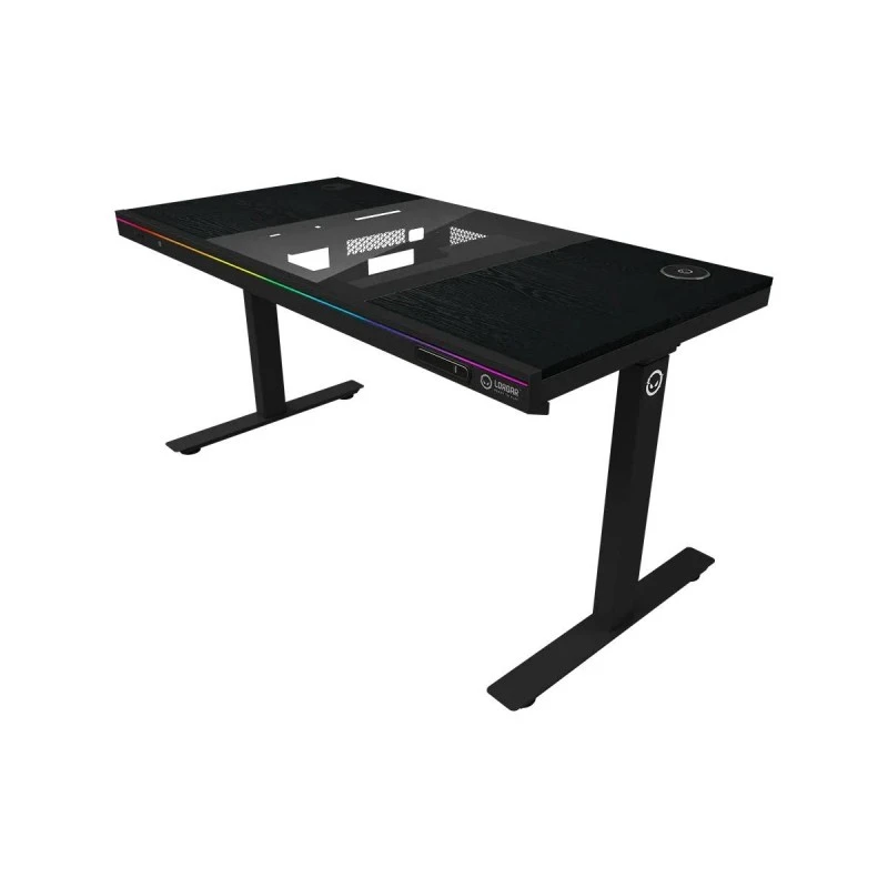 LORGAR ELITE SERIES GAMING DESK GRAY