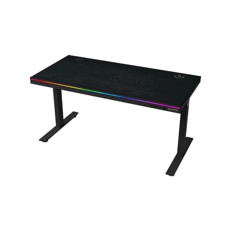 LORGAR PRO SERIES GAMING DESK BLACK