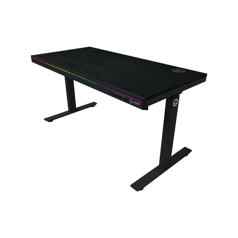 LORGAR PRO SERIES GAMING DESK BLACK