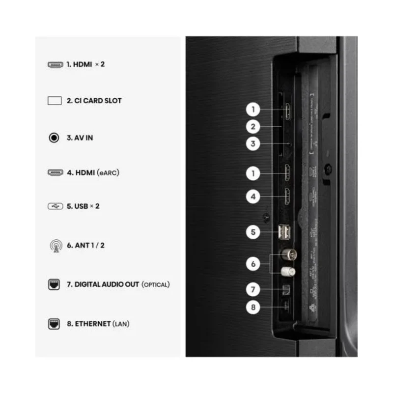 HISENSE 55E7S UHD QLED SMART TV