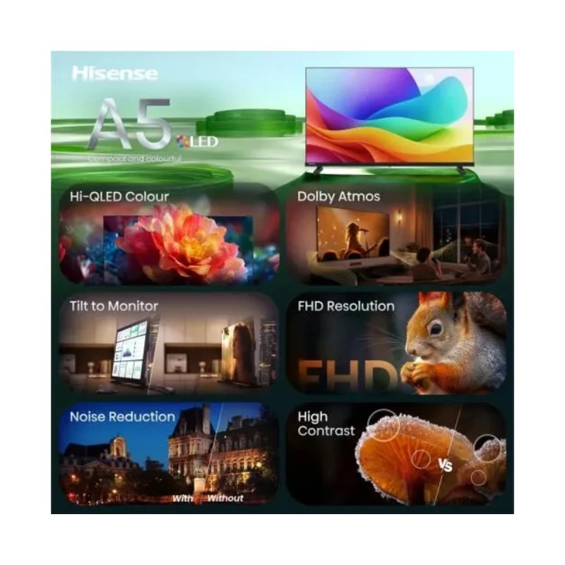 HISENSE 32A5S FHD QLED SMART TV
