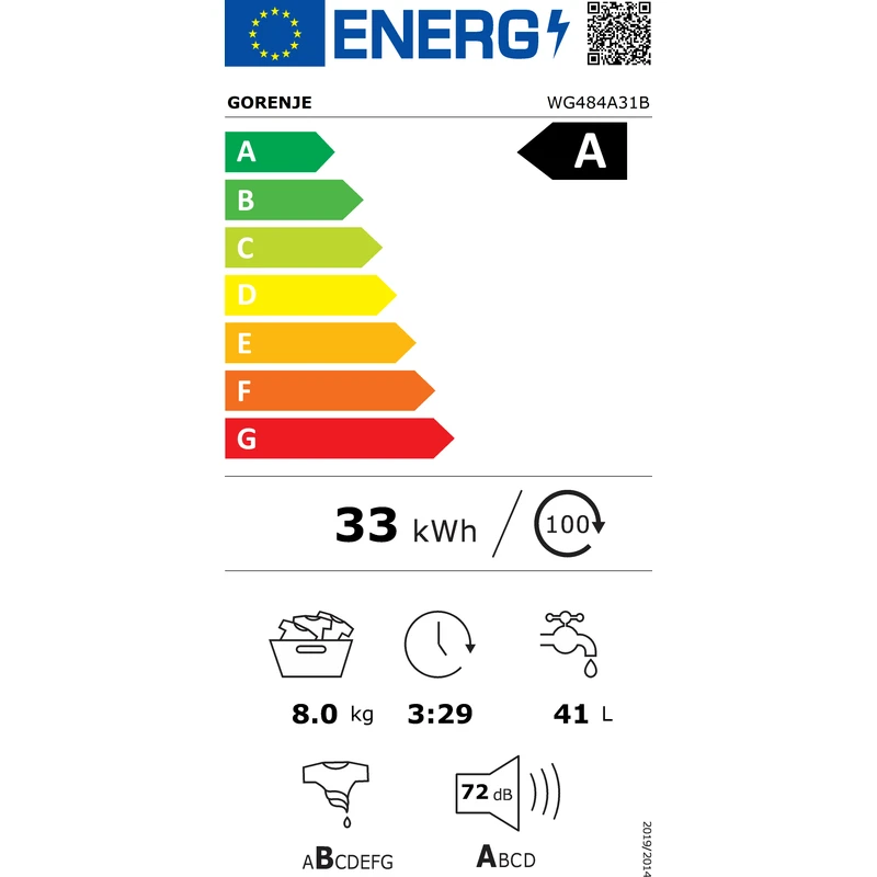 GORENJE WG484A31B