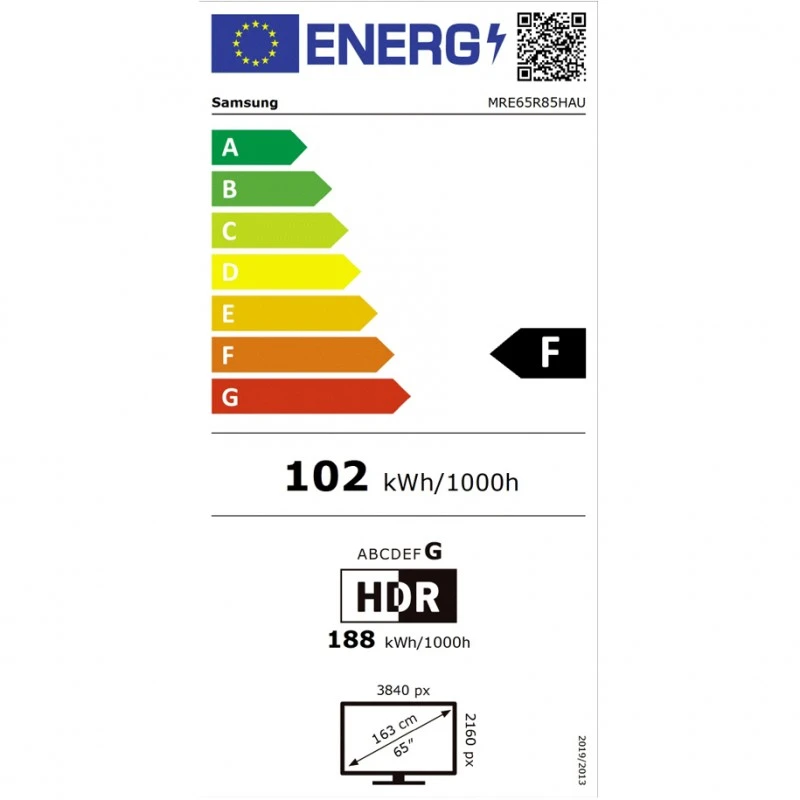 SAMSUNG MRE-65R85H RGB MINI LED SMART TV