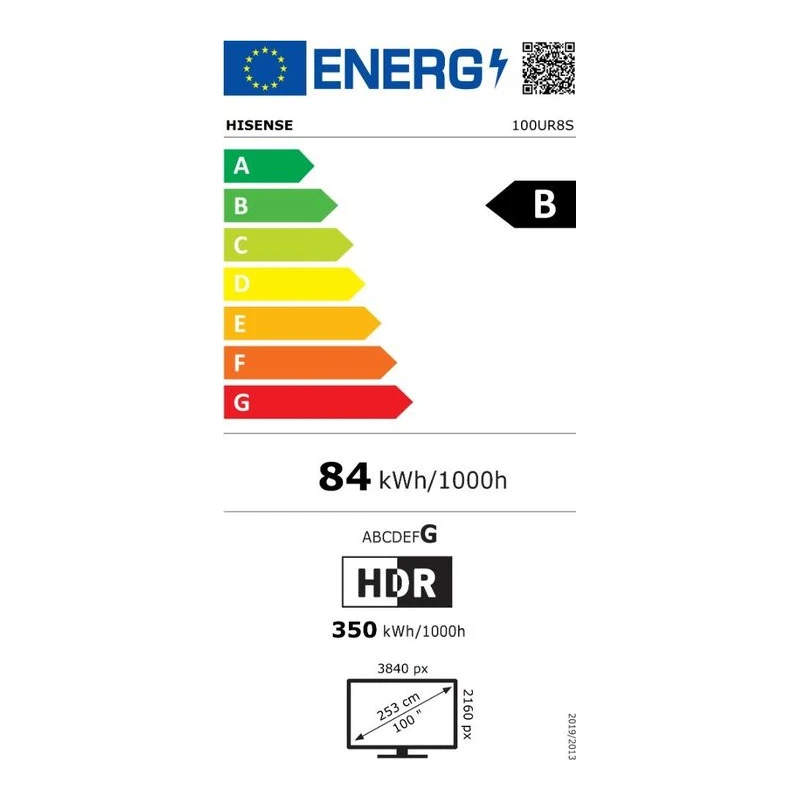 HISENSE 100UR8S RGB MINI-LED AI SMART TV