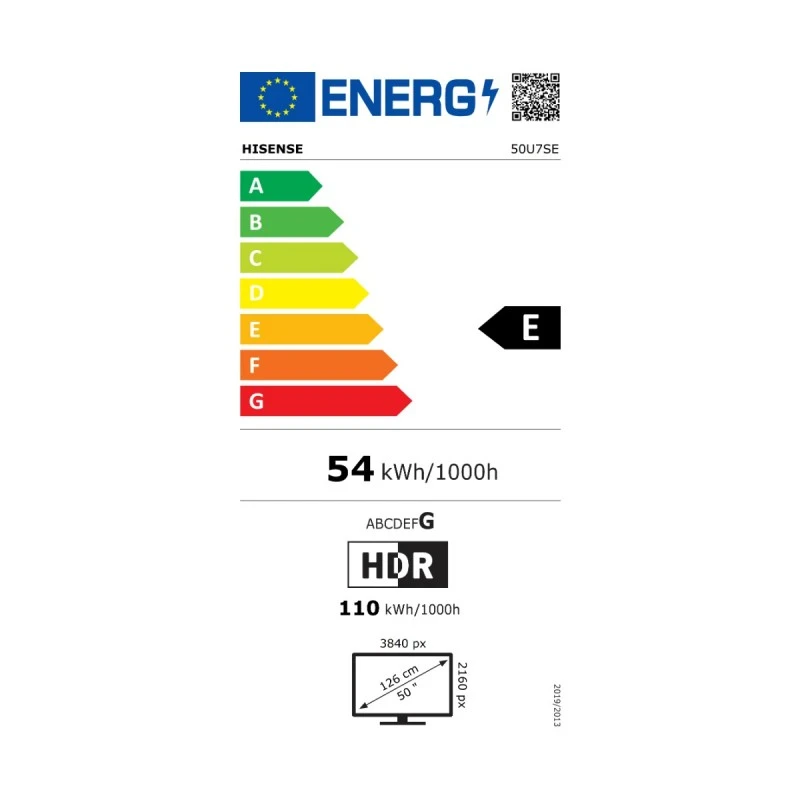 HISENSE 50U7SE MINI-LED QLED AI SMART TV