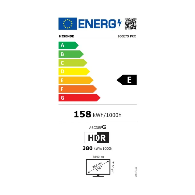 HISENSE 100E7S PROUHD QLED SMART TV
