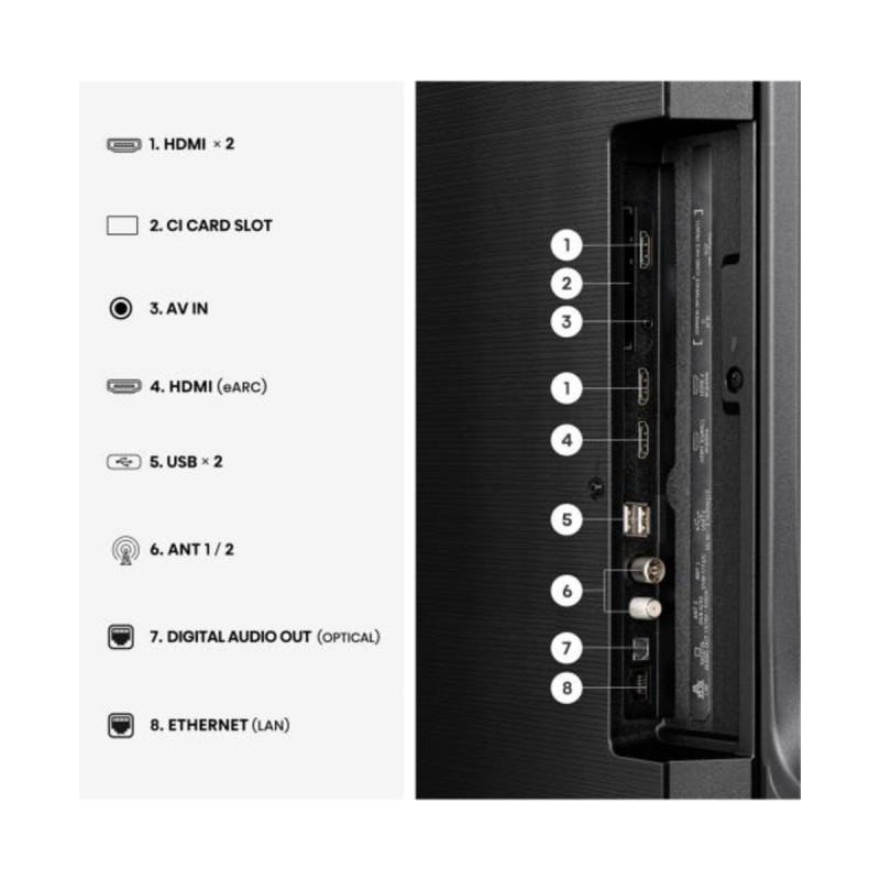 HISENSE 50E7S PRO UHD QLED SMART TV