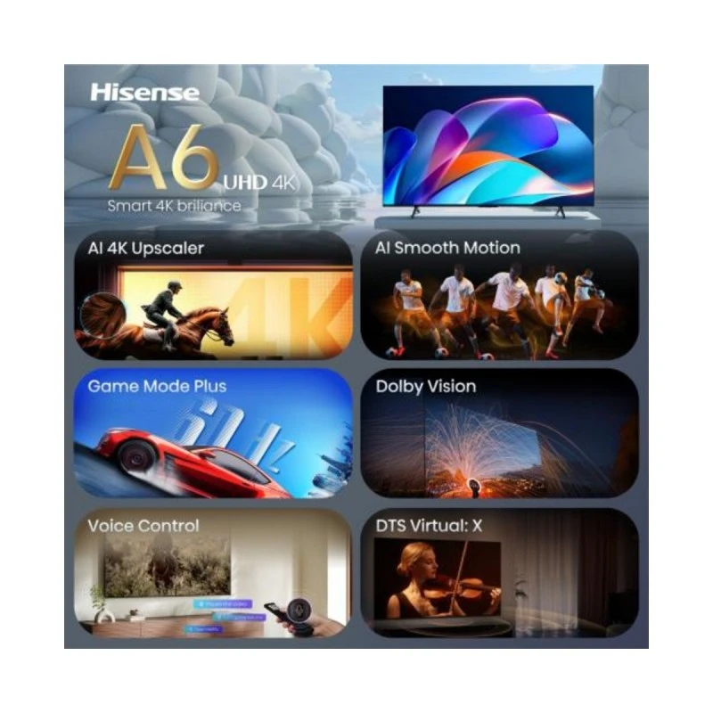 HISENSE 50A6S UHD SMART TV