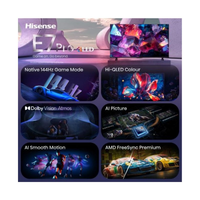 HISENSE 55E7S PRO UHD QLED SMART TV