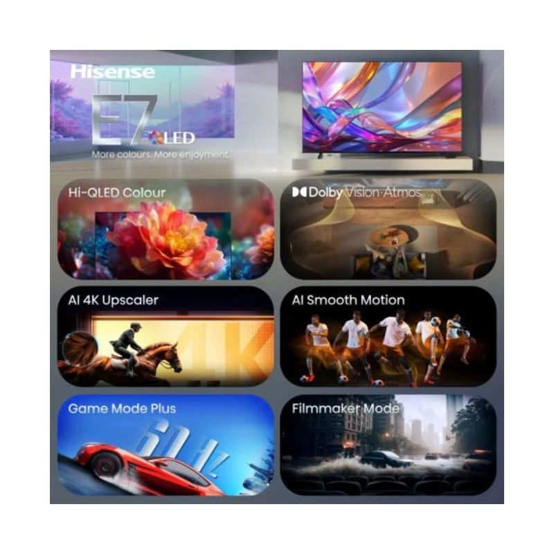 HISENSE 50E7S UHD QLED SMART TV