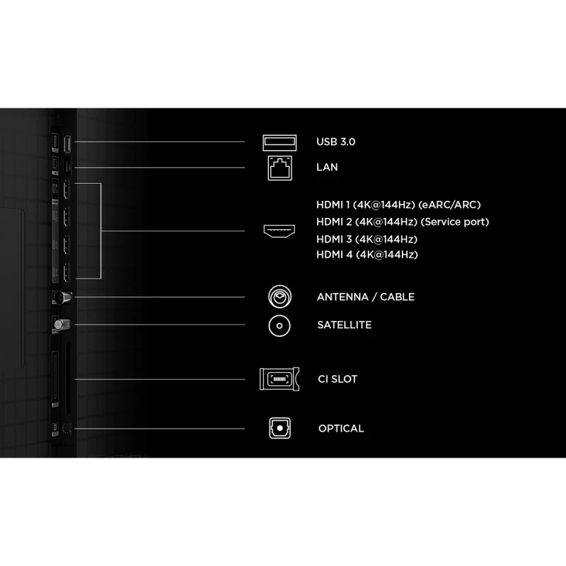 TCL 65C8L SQD MINI LED SMART GOOGLE TV