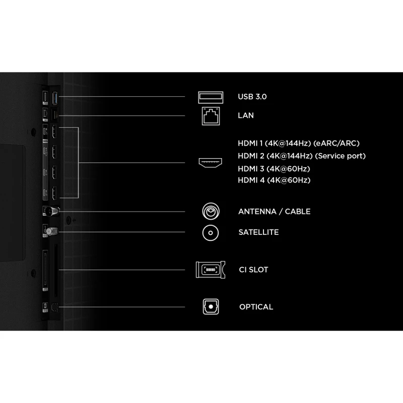 TCL 65C7L SQD MINI LED SMART GOOGLE TV
