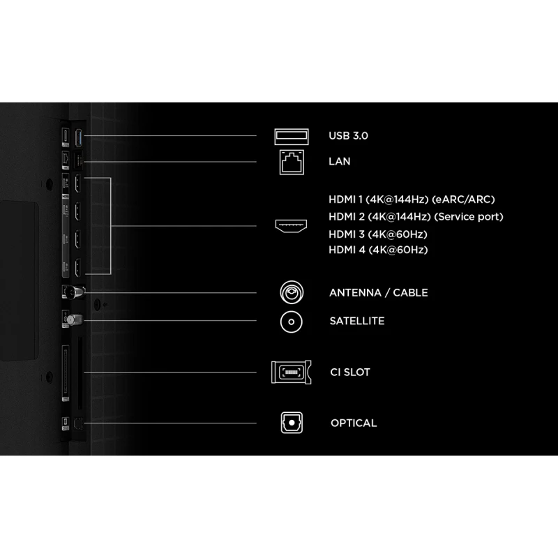 TCL 55C7L SQD MINI LED SMART GOOGLE TV
