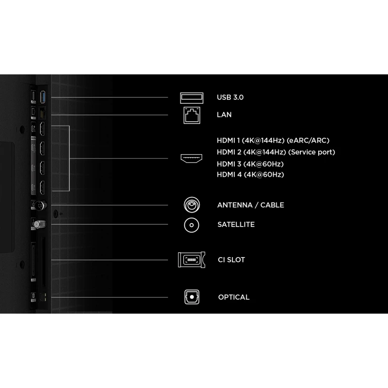 TCL 55Q7D Pro SQD MINI LED SMART GOOGLE TV