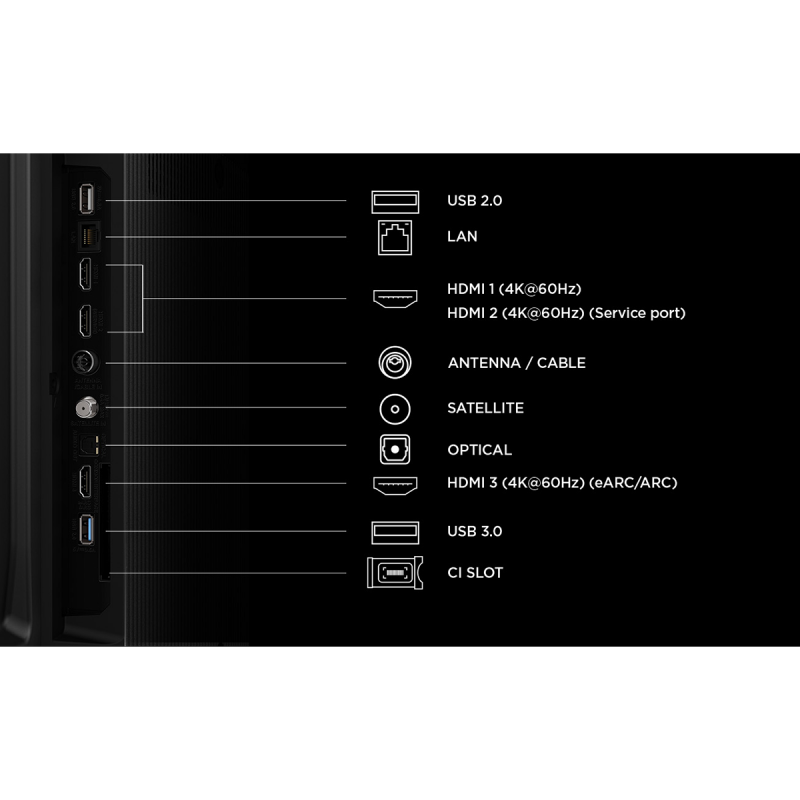 TCL 75P6L UHD LED SMART GOOGLE TV