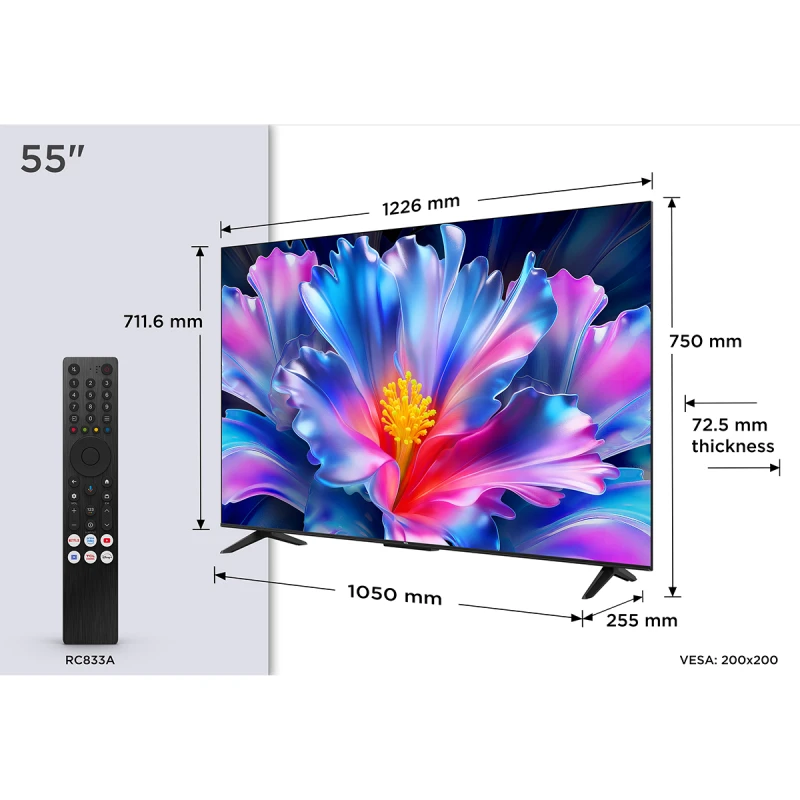 TCL 55P6L UHD LED SMART GOOGLE TV