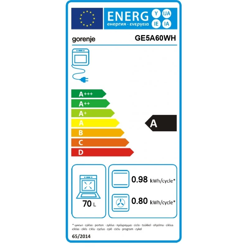GORENJE GE5A60WH