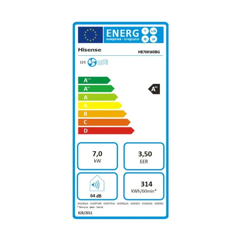 HISENSE  HB70KW0BGAS70KW0EW
