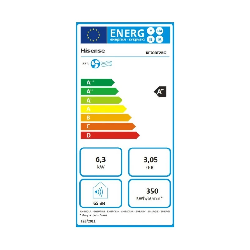 HISENSE  KF70BT2BG/AS70BT2EW
